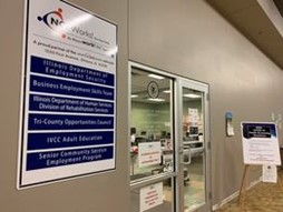 Carus Chemical's highly combustible potassium permanganate is stored in the same building as these government offices at the South Town Mall in Ottawa, Illinois.